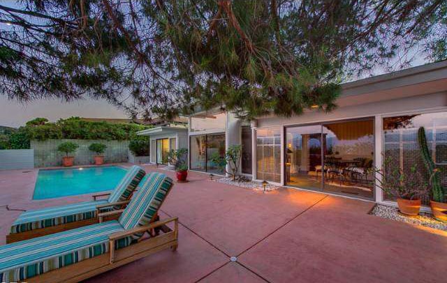 Luxury modern pool outdoor living space